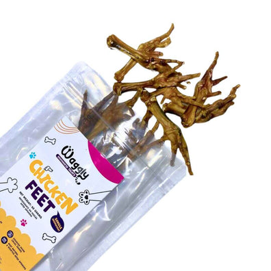 Dehydrated Chicken Feet - All Natural Treat for Dogs